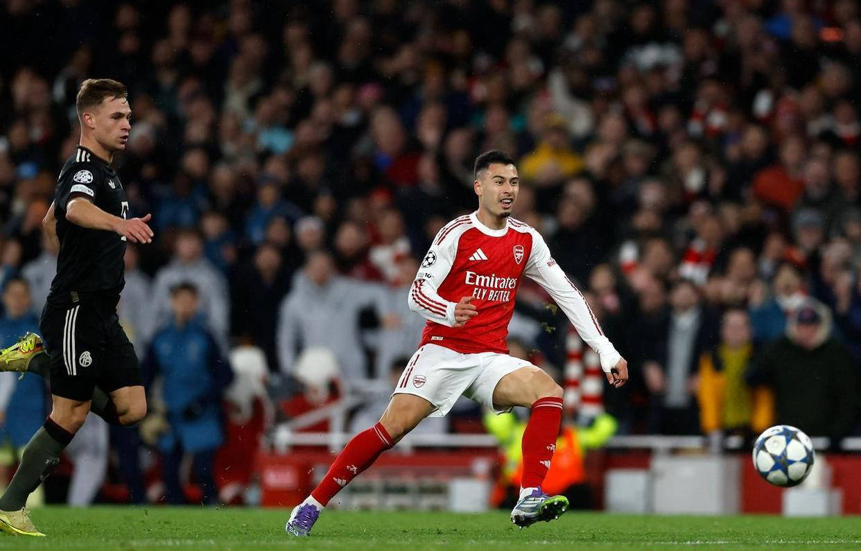 阿(ā)森纳3-1力克拜仁(rén)，战術(shù)制(zhì)胜助力歐(ōu)冠八强蓆(xí)位渐近